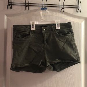 Green shorts